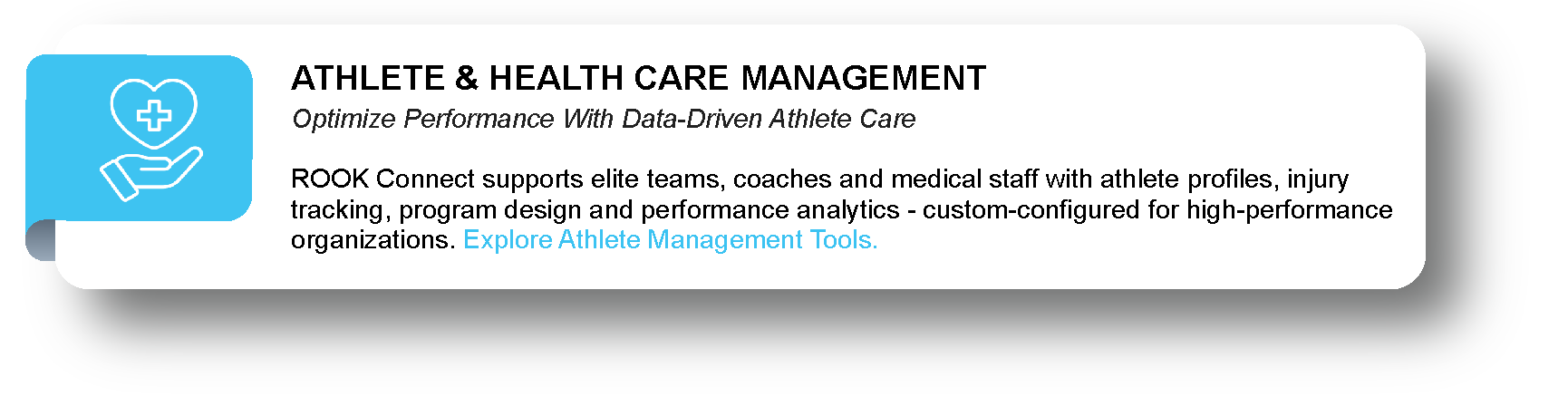 ATHLETE & HEALTH CARE MANAGEMENT