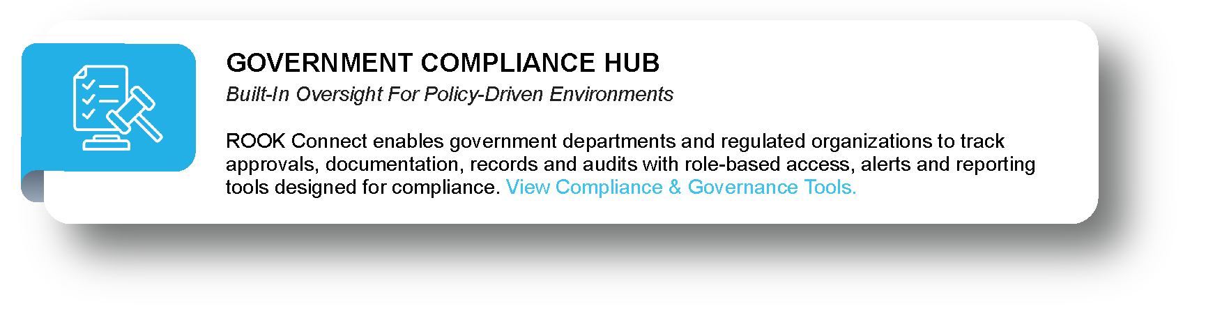 GOVERNMENT COMPLIANCE HUB
