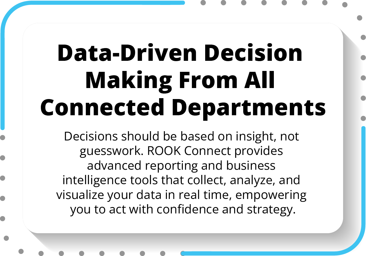 Data-Driven Decision Making From All Connected Departments
