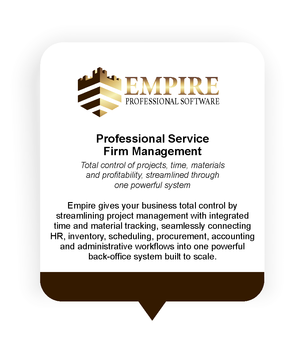 Empire Professional Software - Professional Service Firm Management