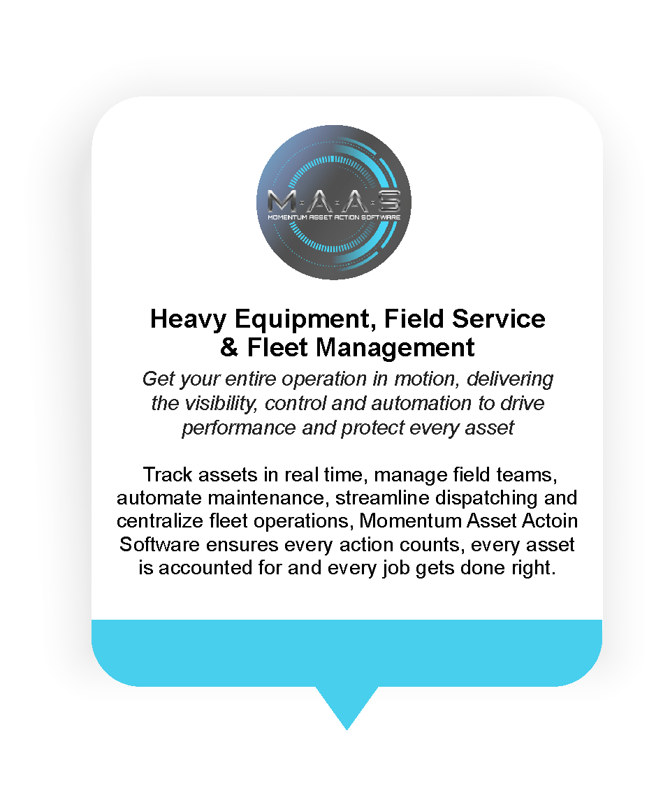 Momentum Asset Action Software - Heavy Equipment, Field Service & Fleet Management
