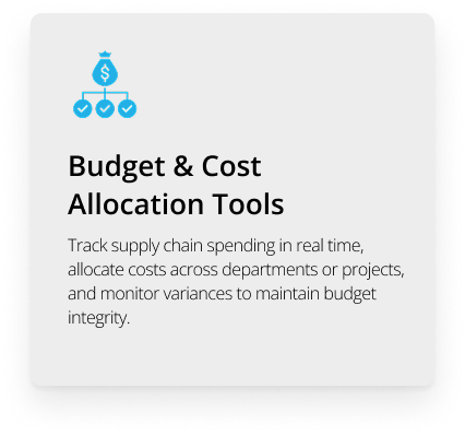 Budget & Cost Allocation Tools