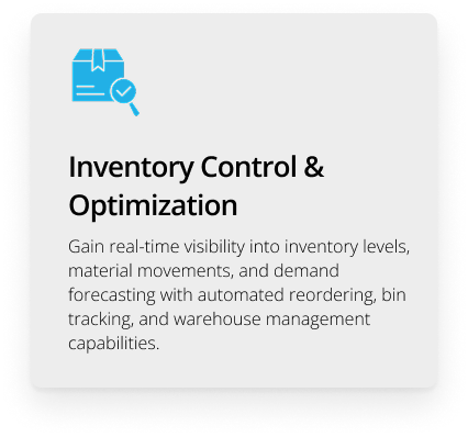 Inventory Control & Optimization