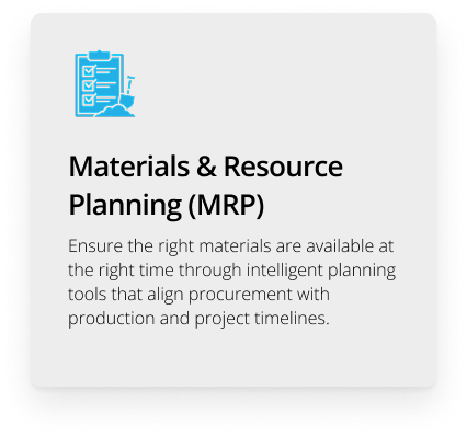Materials & Resource Planning (MRP)