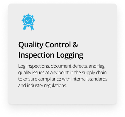 Quality Control & Inspection Logging