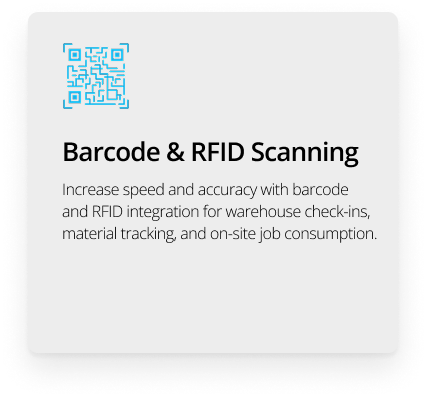 Barcode & RFID Scanning